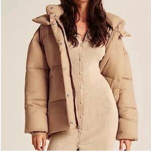 Abercrombie Mid Length Puffer